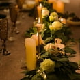 thumbnail image 4 of 10pcs 5.9ft Artificial Eucalyptus Garland with Willow Leaves Greenery Garland Faux Silver Dollar Garland for Wedding Party Table Decor Indoor Outdoor Decoration Christmas, 4 of 5