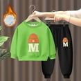thumbnail image 2 of JUMEYU Baby Boy Outfit Toddler Boy Spring Fall Clothes - Graphic Print Sweatshirt & Stylish Pants - 2 Piece Cool Boy Set 3 6 9 12 24 Months 2T 3T 4T (L,4-5 Years), 2 of 4
