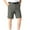 Dark Gray, variant on Chiccall Mens Cotton Shorts 2025 Summer Casual Solid Multi-Pocket Loose Suit Shorts Khaki
