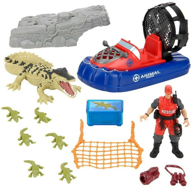 animal wild animal crocodile rescue playset