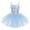 Blue, variant on FYMNSI Little Girls Skirted Leotard Sparkly Sequin Camisole Ballet Tutu Dress Ballerina Dress Up Dance Outfit Gymnastics Costume for Kids Dancewear Stage Performance 5-6 Years Pink