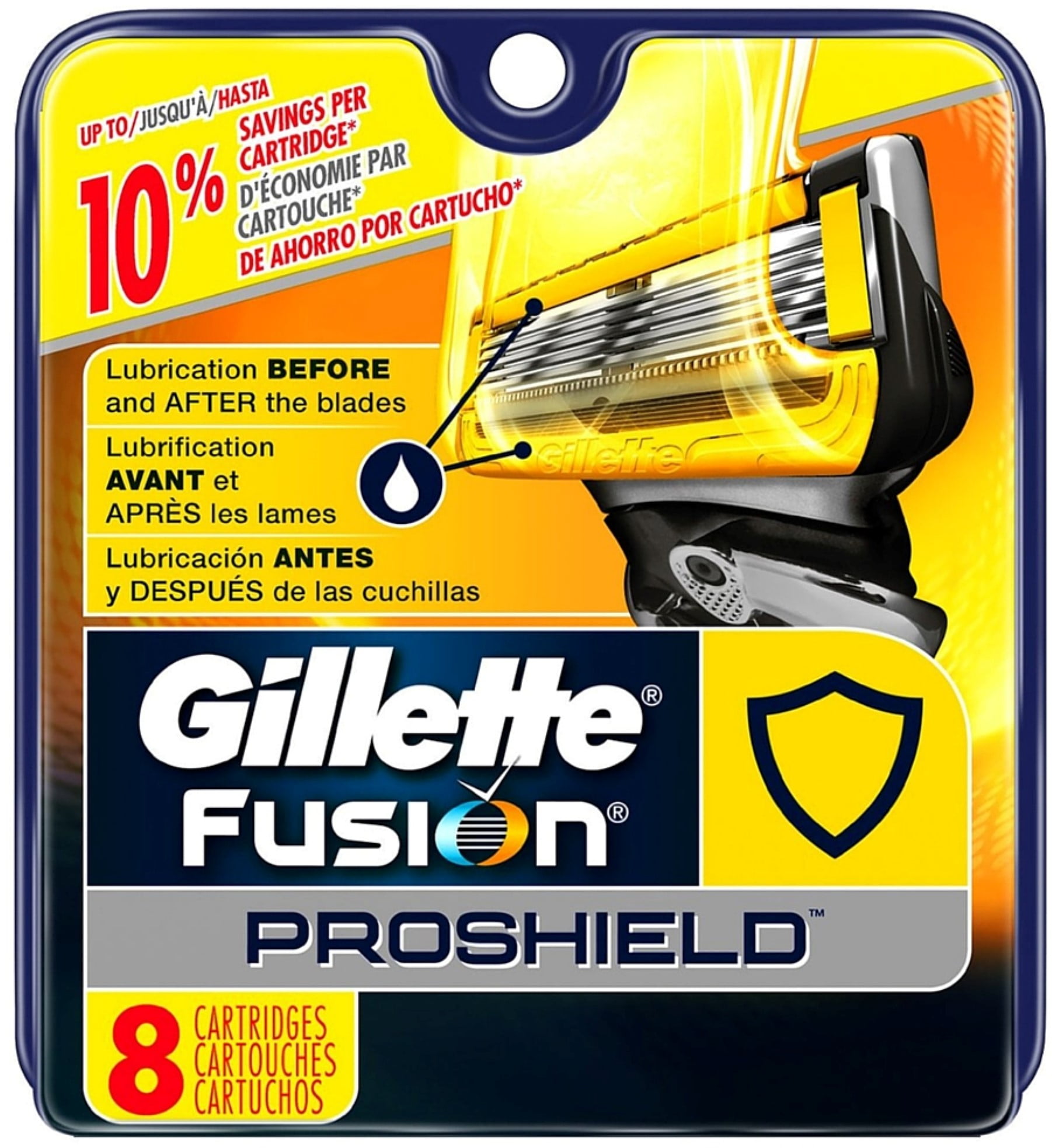 Gillette Fusion ProShield Refill Cartridges - Walmart.com