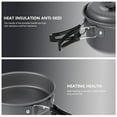 thumbnail image 1 of FONDOTIN 1Set Outdoor Cooking Set Portable Aluminum Alloy Camping Utensil Set for Hiking, 1 of 7