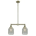 thumbnail image 3 of Innovations Lighting 209-AB-G262 Stanton 2 Light 23" Wide Linear Chandelier / Semi-Flush, 3 of 7