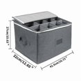 thumbnail image 5 of Wine Glass Storage Box Collapsible Goblet Storage Box, 5 of 5