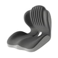 thumbnail image 3 of Cojín de asiento, almohada para coxis, cojín versátil de espuma viscoelástica para silla, almohada de apoyo para la espalda, para sillas de ruedas, Negro, 3 of 8