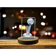 thumbnail image 1 of Le Trophée de Championnat Larry O'Brien Sports Gravé en 3D Crystal Cadeau, 1 of 4