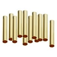 thumbnail image 1 of Rongfmy 100Pcs Copper Straight Smooth Long Tube Beads 30mm, 4mm Golden, 1 of 9