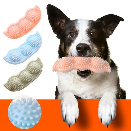 

3pc Puppies Toy for Teething -Soothe Itchy and Painful Teeth -360°Cleaning Mouth Chew Bones for Medium Dogs