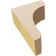 thumbnail image 6 of 2"W x 4"D x 6"H Classic Legacy Rough Cedar Woodgrain TimberThane Corbel, Primed Tan, 6 of 6