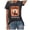 Grey, variant on vigerkar T-Shirt Women Country Cowboy Vintage Tees Tops Letter Print Gift T-Shirt (Light Gray, XL)