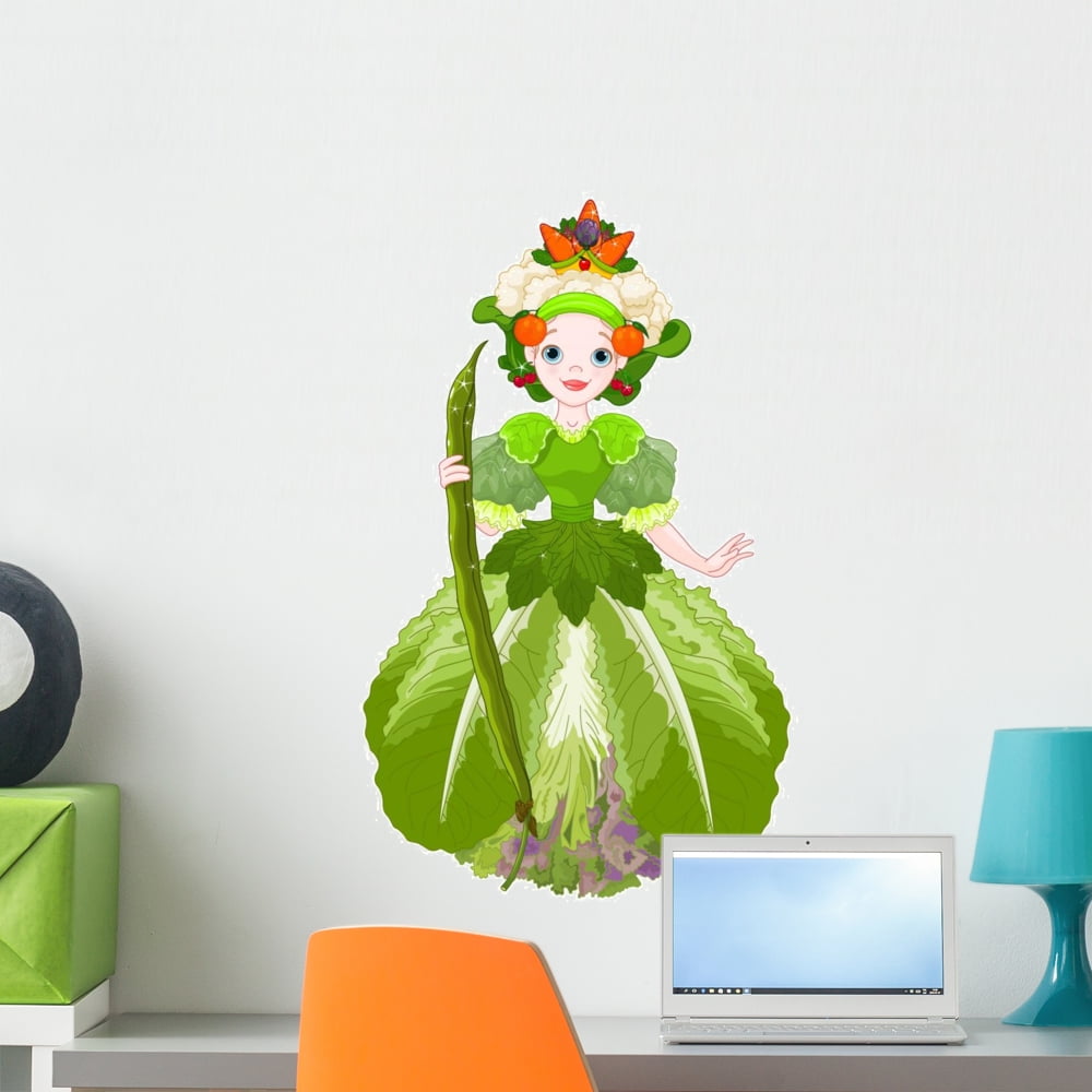 Vegetable Queen Wall Decal Wallmonkeys Peel and Stick Decals for Girls