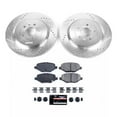 thumbnail image 3 of PowerStop Rear Z23 Evolution Sport Carbon-Fiber Ceramic Brake Pad and Drilled & Slotted Rotor Kit Fits: FORD LINCOLN Select Models K6376, 3 of 10
