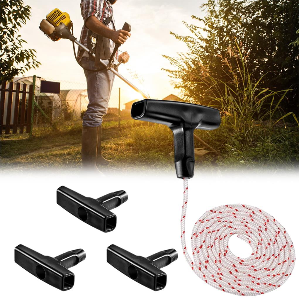 Goriertaly Starter Handle Long Length Lawn Mower Supplies Resilience Engine Parts Starters Rope Starting Device Pull Cord 7 4 2cm 1Set Walmart