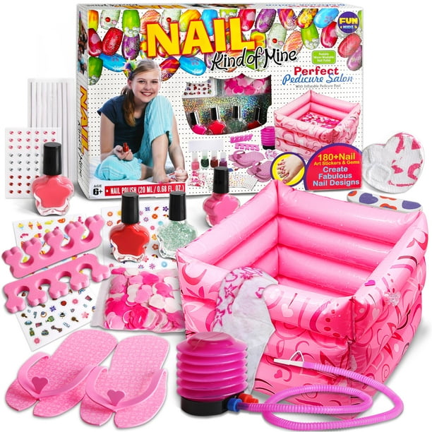 Kit de spa para pies FUN KIDZ Funkidz para niñas con bañera inflable