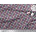 thumbnail image 2 of Soimoi Rayon Fabric Floral Mandala Print Fabric by The Yard 56 Inch Wide, 2 of 3