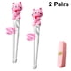 thumbnail image 1 of Palillos para niños, ayuda para aprender a usar palillos, palillos de acero inoxidable reutilizables para niños para aprender y entrenar, 2 pares de palillos, 1 of 4