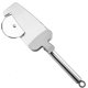 thumbnail image 1 of Pizza Cutter - Cake Slicer - 3 in 1 - Easy To Clean , Sharp Stainless Steel Pizza Wheel - Serving Spatula With Clip, 1 of 4