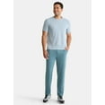 thumbnail image 2 of Athletic Works Men's and Big Men's Performance French Terry Open Leg Relaxed Sweatpants, Sizes XS-5XL, 2 of 5