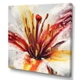 thumbnail image 2 of DESIGN ART Designart "Red Lily Serenade" Floral Lily Canvas Print 30 in. wide x 30 in. high, 2 of 5