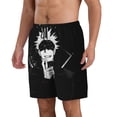 thumbnail image 2 of Jujutsu Kaisen Men's Swim Trunks Quick Dry Board Shorts Bathing Suit Swimsuits Beach Shorts with Mesh Lining, 2 of 7