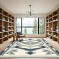 thumbnail image 2 of ODIKA 6'x9' Machine Washable Non-Slip Area Rug, Southwestern Beige High Traffic Rug, Beige, 1058597, 2 of 5