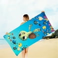 thumbnail image 5 of Zatoumnr Super Lightweight Watercolor Turtle Pattern Microfiber Beach Towel, Sandproof Bath Towel, Multi-Purpose Towel for Travel 52X33 inch, 5 of 8