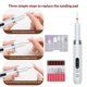thumbnail image 5 of Portable Electric Nail Drills, Manicure and Pedicure Sets for Grinding,polishing and Trimming,Rechargeable Pedestal Nail Polisher, 5 of 5