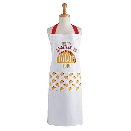 DII Give Em Something to Taco Bout Printed Apron Multi