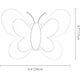 thumbnail image 5 of Aplique de pared interior led lindo aplique de pared de mariposa para decoración de guardería, 5 of 5