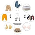 thumbnail image 4 of Skirt Hangers with Clips - Pants Hanger 36 Pack Metal Hanger for Pant Jeans Skirt Clip Hangers for Pant Heavy Duty, 4 of 8