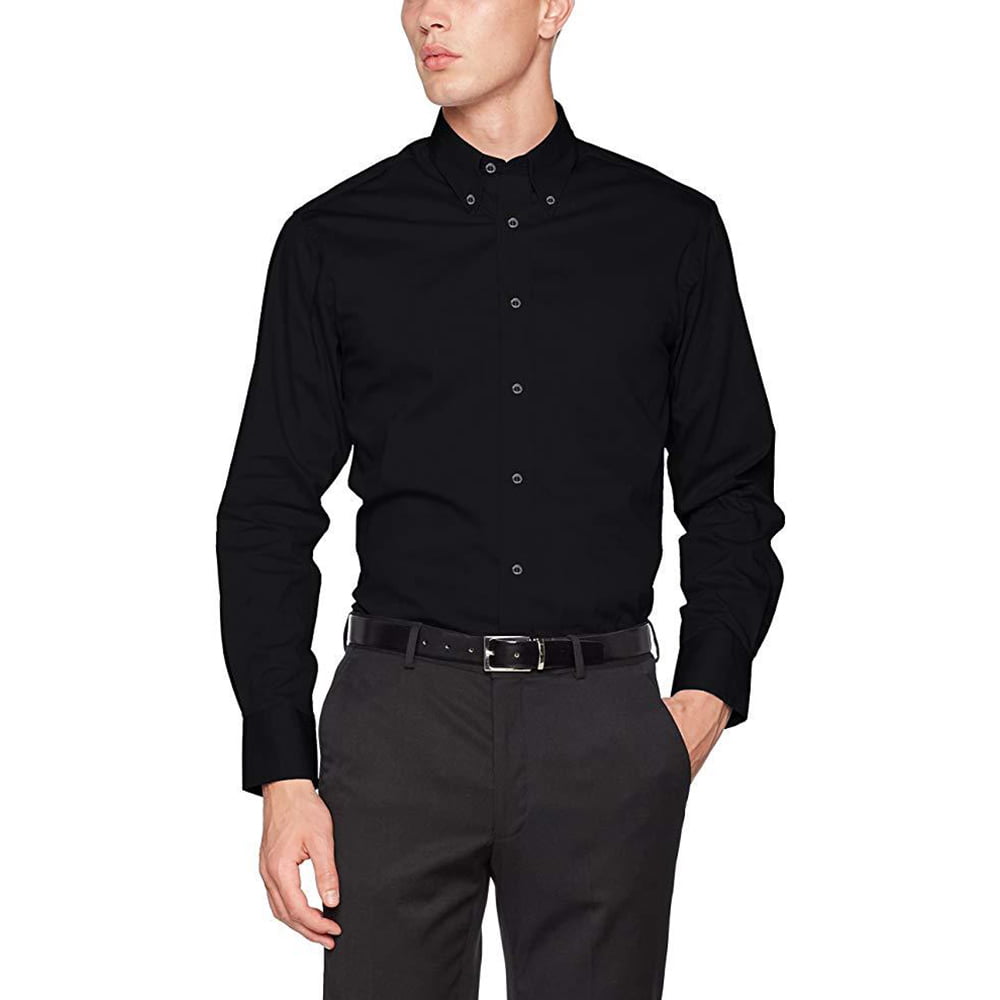 Kustom Kit Slim Fit Workwear Long Sleeved Oxford Shirt 