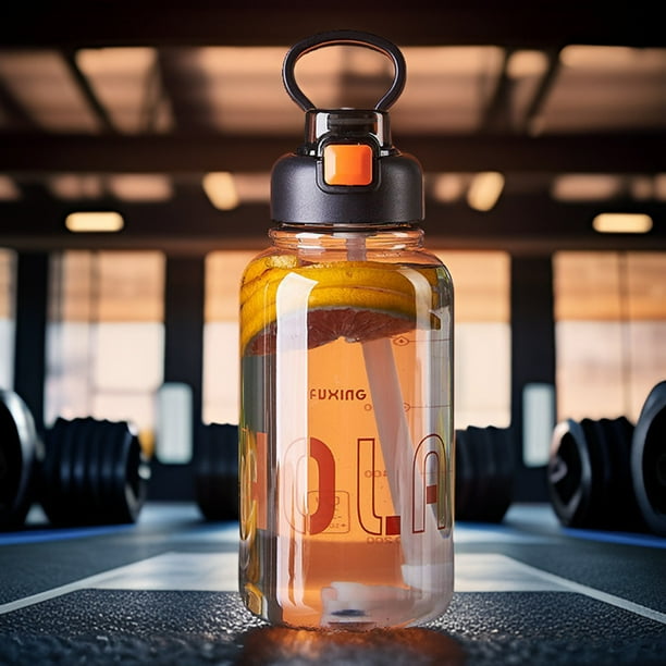Vasos, Vasos con Tapa, Vasos de Café Helado con Tapa, Vaso de Agua de Plástico Portátil para Deportes al Aire Libre de Verano, Resistente a Altas Temperaturas, Vaso de Agua de 1300 ml