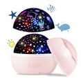 thumbnail image 1 of Led Starry Sky Projector, Baby Night Light, 2 In 1 Ocean World Projection Lamp With Usb Cable, 8-Color Change & 360 ° Rotatable Table Lamp For Children'S Rooms, Party Birthday Decor, 1 of 7