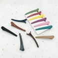 thumbnail image 4 of 12 PCS Hair Clips for Styling, Non-Slip Hair Styling Clips Colorful Plastic Duckbill Alligator Hair Barrettes Pins with Duck Teeth Hair Accessories for Women Girls, 12 Colors, 4 of 7