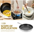thumbnail image 2 of Honeycomb Frying Pan Stainless Steel Frying Pan Thickened Seafood Frying Pan With Handle, 2 of 8
