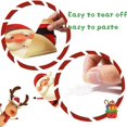 thumbnail image 4 of Navidad copo de nieve ventana se aferra pegatinas de vidrio calcomanías de Navidad decoraciones vacaciones copo de nieve Santa Claus reno calcomanías para fiesta, 4 of 4