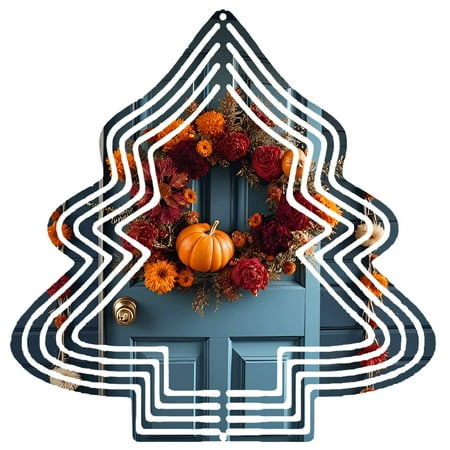 Metal Hanging Christmas Tree-Shaped Wind Decorations – Elegant Garden Spinners with Abstract Tree Design for Yard and Garden Metal Hanging Christmas Tree-Shaped Wind Decorations – Elegant Garden Spinners with Abstract Tree Design for Yard and Garden