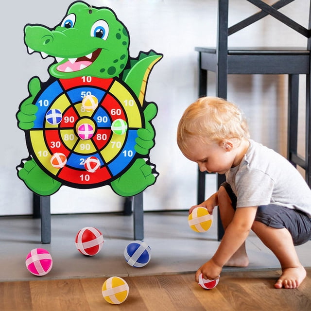 Juegos de mesa de dardos educativos para niños juegos de fiesta al aire libre en interiores Diana con bolas adhesivas juegos deportivos para niños