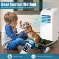 thumbnail image 2 of Canddidliike 8000 BTU(Ashrae) Portable Air Conditioner with Dehumidifier Function, Room Air Conditioner with Remote Control,Dehumidifier, 2 of 13