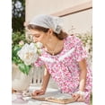thumbnail image 2 of Ekouaer Nightgown for Women Cotton Long Night Gown Short Sleeve Nightdress with Pockets Button Sleepshirt Soft Sleepwear, 2 of 6