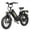 AQ177 Pro Max 48V60AH Black, variant on AQ177 Pro Max Electric Bike for Adults,1000W Peak Motor,48V 60Ah Battery,Up to 200-Mile PAS Range,33 MPH,20"x4.0" Fat Tires