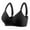 Black#front closure bras for women, variant on nerohusy Comfort Bras for Women Plus Size,Daisy Bras for Older Women,Daisy Bra,Daisy Bra for Seniors Front Closure,Comfortable Convenient No Wire Buckle Bra,Coffee,75