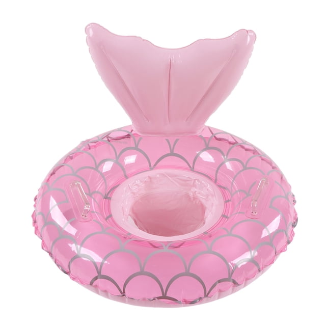 Anillo de natación inflable para niños Anillo de natación para bebé impermeable de PVC grueso de dibujos animados con asiento y asa seguros para anillo de natación para bebé (9-25 kg/19,8-55,2 Ib)