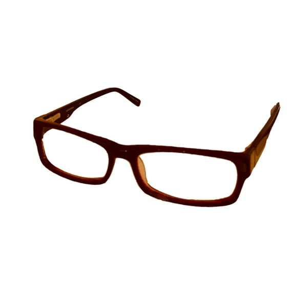 Converse Mens Ophthalmic Eyeglass Rectangle Plastic Frame Invent Burgundy. 54mm