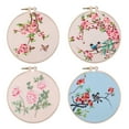 thumbnail image 2 of Coofit Embroidery Starter Kit DIY Embroidery Set Cross Stitch Kit for Beginners, 2 of 4