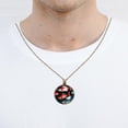 thumbnail image 4 of Fish Necklace Personalized Custom Photo Round Pendant Adjustable Stainless Steel Necklaces with Gift Box for Men Women Mothers Valentine's Jewelry Gift, 4 of 6