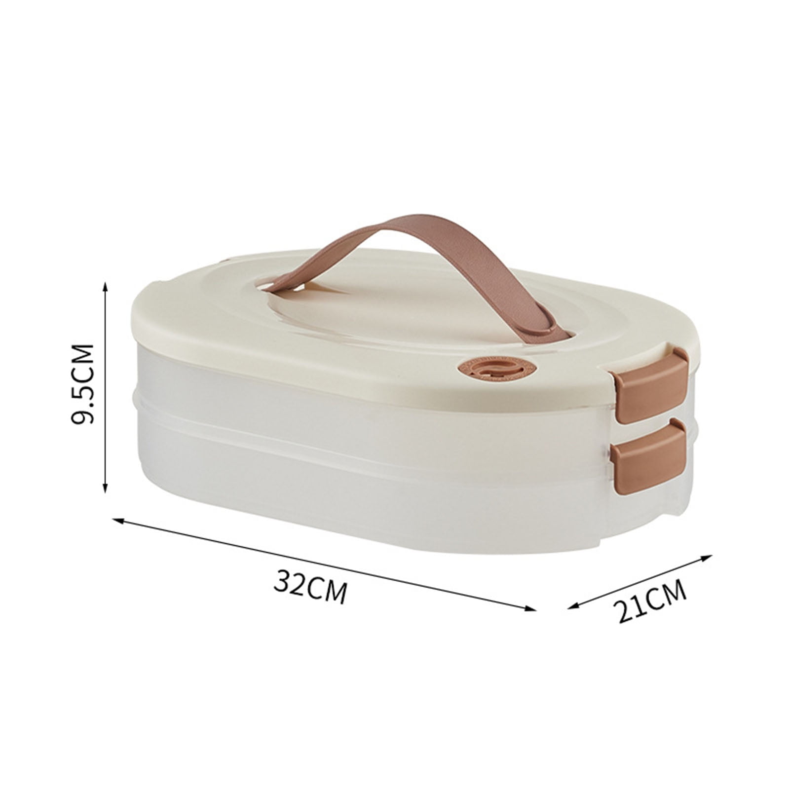 Mosey Dumpling Storage Box Stackable Transparent Large Capacity Food Grade No Odor Lock Design Fridge Dumpling Organizer with Handle
