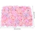thumbnail image 6 of Miumaeov Flower Panels Wall Decor Artificial Flower Wall Backdrop Faux Panel Flower Decoration 23.6" X 15.7" Home Decor Wedding Party Photo Background, 6 Pieces, 6 of 9