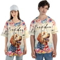 thumbnail image 4 of Freedom Goldendoodle on Independence Day 4th of July All Over Print 3D Baseball Shirt Doodle Dog Lover Gifts Idea Softball Sport - 01005, 4 of 6